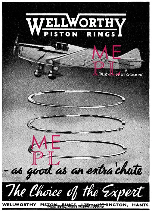 : Wellworthy Thermocrom Piston Rings : Wellworthy Thermocrom Piston Rings