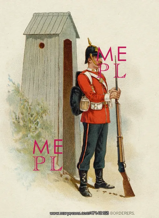  : Welsh Borderer Soldier in Uniform