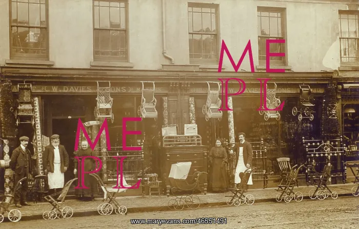 : Welsh Cabinet Makers with prams : Welsh Cabinet Makers with prams