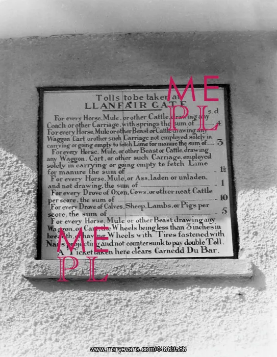 : WELSH TOLL NOTICE : WELSH TOLL NOTICE