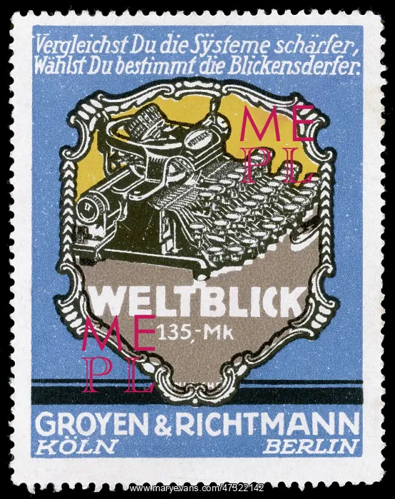  : WELTBLICK TYPEWRITER