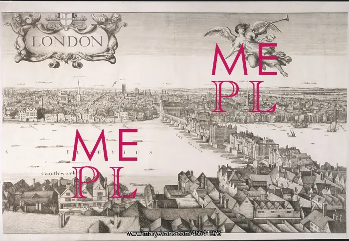  : Wenceslaus Hollar Panorama of London