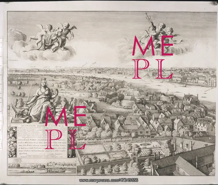 : Wenceslaus Hollar Panorama of London