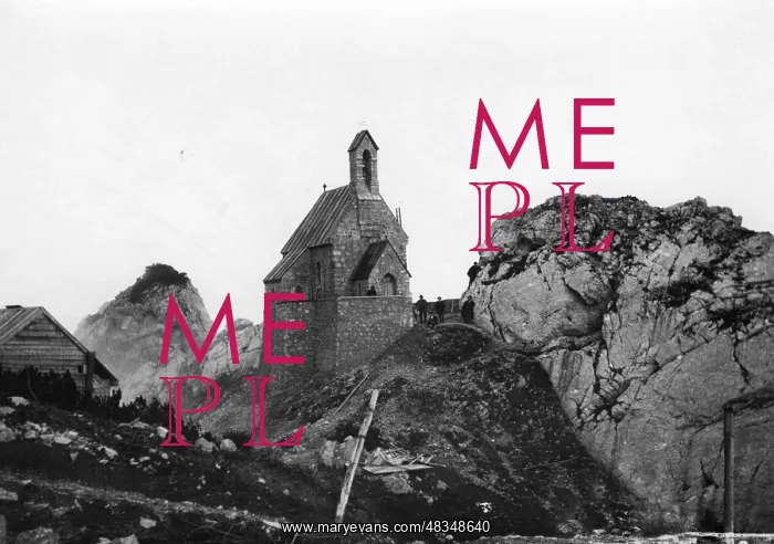 : Wendelstein Church, around 1890 : Wendelstein Church, around 1890