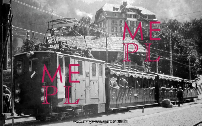  : Wengen Railway, Switzerland in 1923