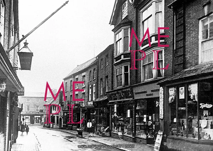  : Much Wenlock High Street early 1900s
