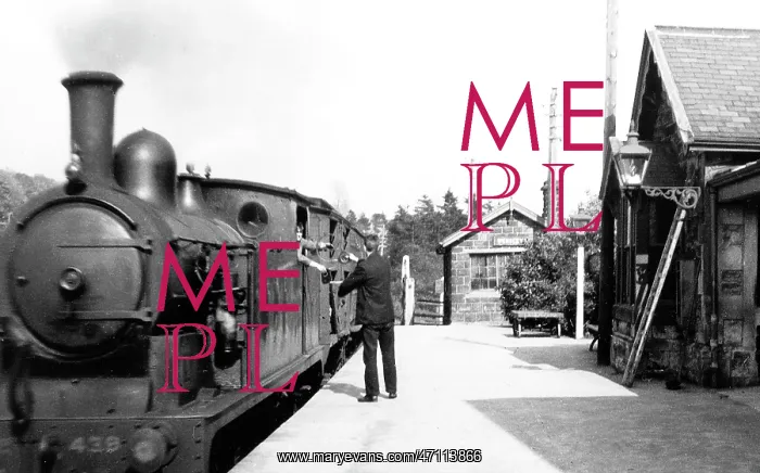  : Wensley Railway Station 1940s