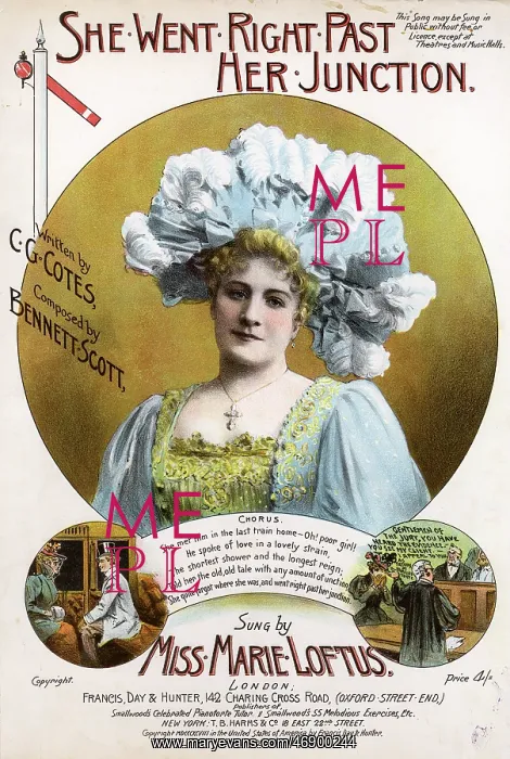: She Went Right Past Her Junction, by C G Cotes and B Scott : She Went Right Past Her Junction, by C G Cotes and B Scott