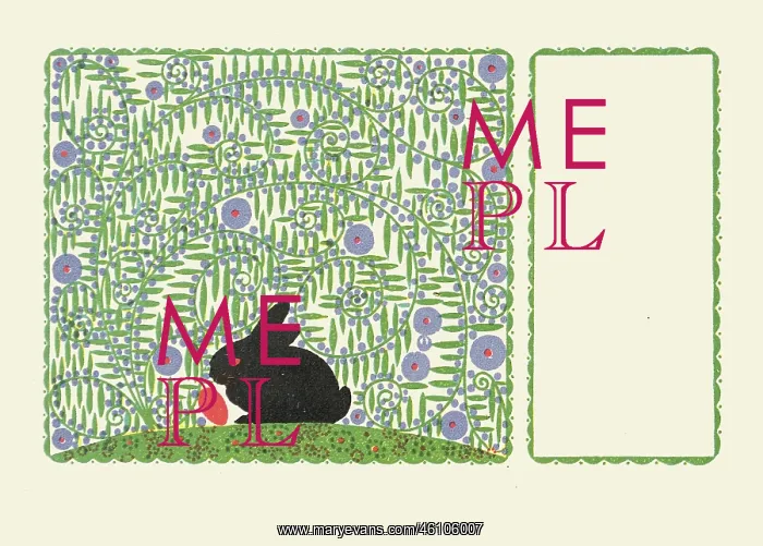 : Wenzel Oswald. Easter Card. Wiener : Wenzel Oswald. Easter Card. Wiener
