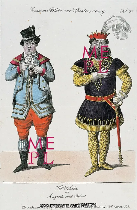 : Wenzel Scholz as Augustin : Wenzel Scholz as Augustin