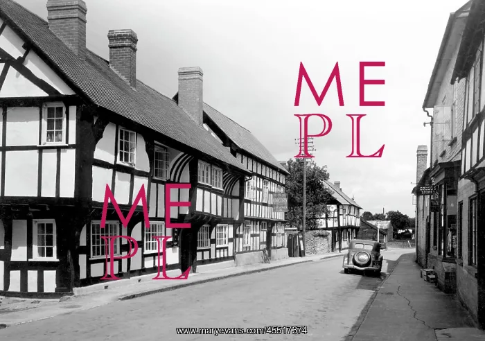  : Weobley, the Olde Unicorn Inn c1950