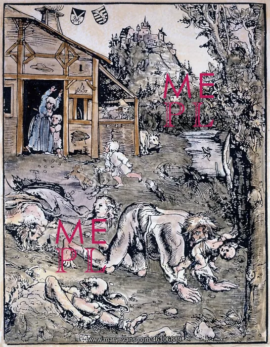 : Werewolf attacks a family : Werewolf attacks a family