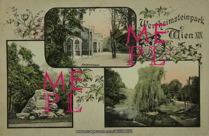 : Wertheimsteinpark in Vienna XIX Dobling. Three : Wertheimsteinpark in Vienna XIX Dobling. Three