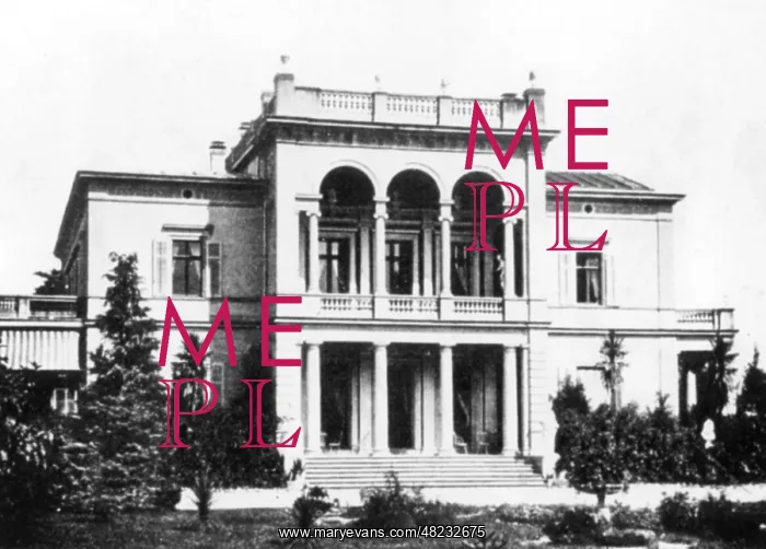 : The Wesendonck Villa, around 1860 : The Wesendonck Villa, around 1860