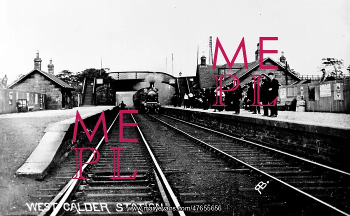 : West Calder Railway Station, West Lothian, Scotland : West Calder Railway Station, West Lothian, Scotland