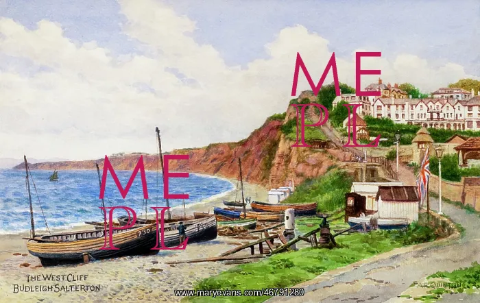 : West Cliff, Budleigh Salterton, East Devon : West Cliff, Budleigh Salterton, East Devon