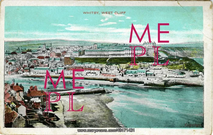 : West Cliff, Whitby, England : West Cliff, Whitby, England
