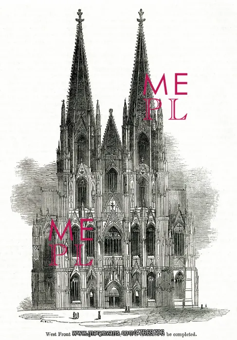 : West front of Cologne Cathedral, Germany : West front of Cologne Cathedral, Germany