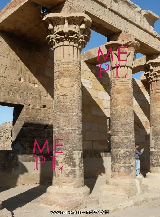 : West colonnade, Philae Temple Complex, Agilkia Island, Egypt : West colonnade, Philae Temple Complex, Agilkia Island, Egypt