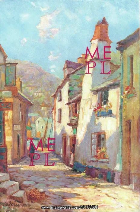 : A West Country Scene (Looe, Cornwall) : A West Country Scene (Looe, Cornwall)