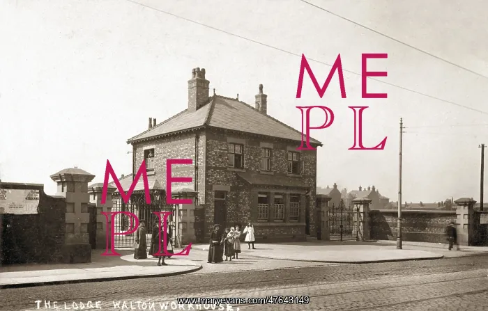 : West Derby Union Workhouse, Walton, Liverpool - entrance : West Derby Union Workhouse, Walton, Liverpool - entrance