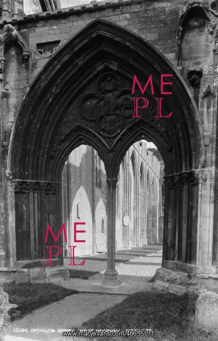 : West Doorway of Crowland Abbey : West Doorway of Crowland Abbey