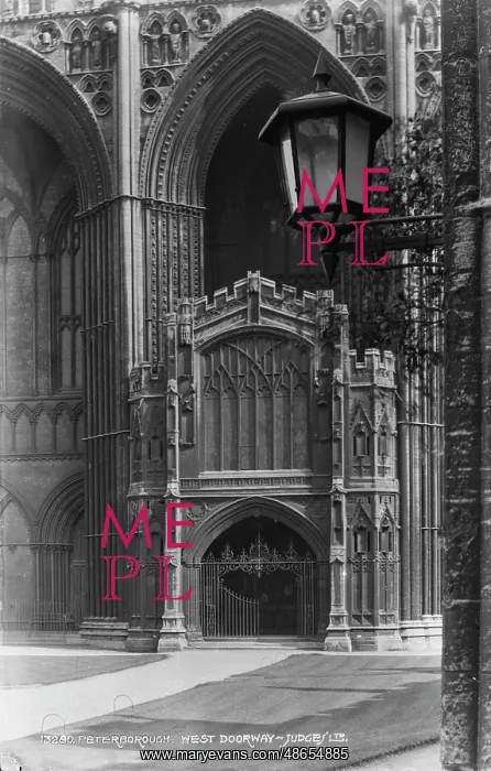 : West Doorway of Peterborough Cathedral : West Doorway of Peterborough Cathedral