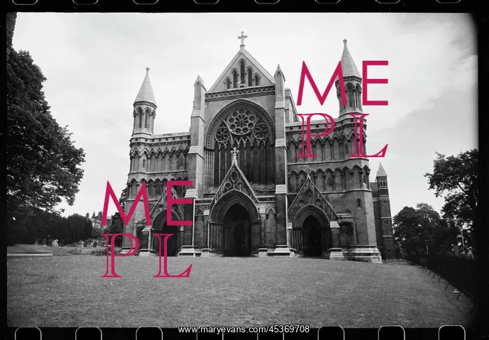 : West elevation of the St Alban's Abbey Church : West elevation of the St Alban's Abbey Church