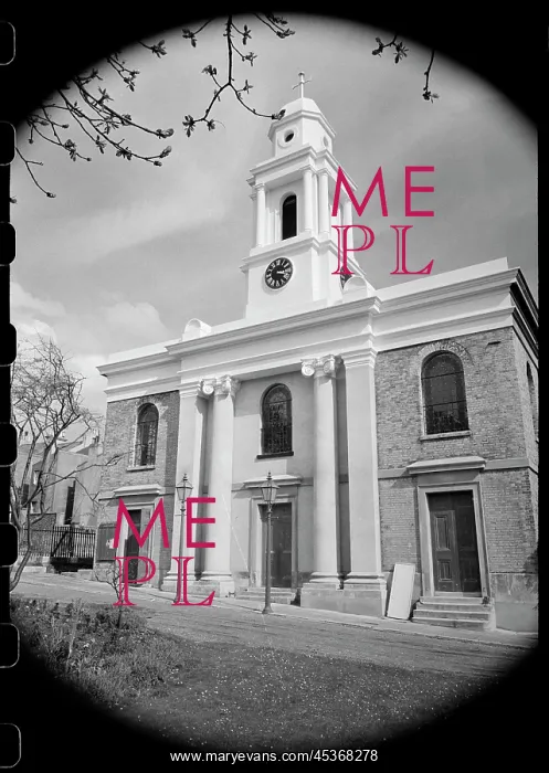 : The west elevation of St George's Church : The west elevation of St George's Church