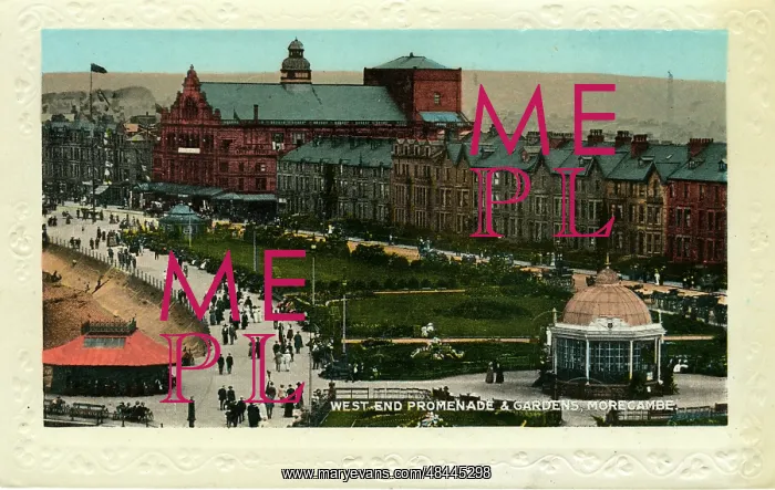 : West End Promenade & Gardens, Morecambe, Lancashire : West End Promenade & Gardens, Morecambe, Lancashire