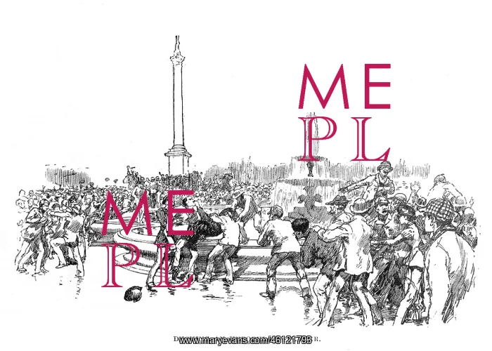 : West End riots: ducking an unpopular speaker, 1886 : West End riots: ducking an unpopular speaker, 1886