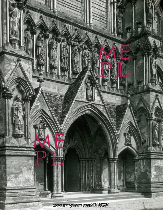  : West Front, Salisbury Cathedral, Wiltshire, England