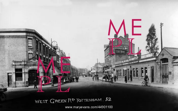 : West Green Road, Tottenham, 1900 : West Green Road, Tottenham, 1900
