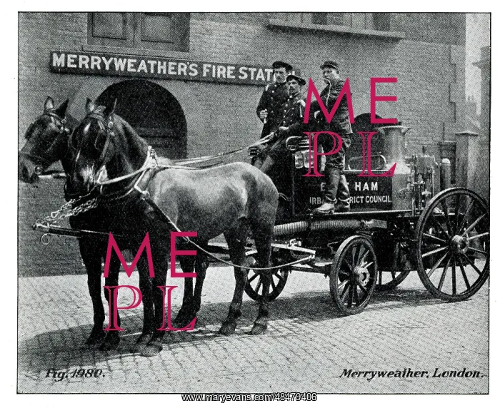  : West Ham horse-drawn fire engine