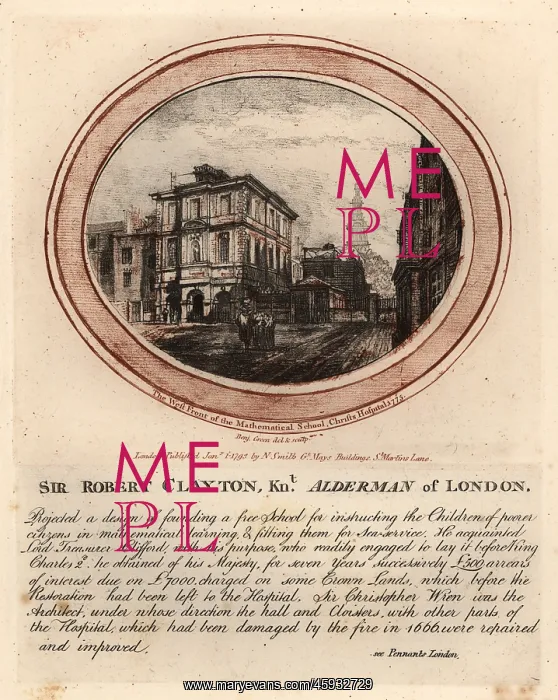 : The west front of the Mathematical School, Christs : The west front of the Mathematical School, Christs