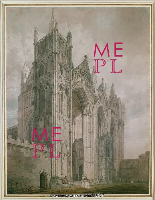 : West Front of Peterborough Cathedral : West Front of Peterborough Cathedral