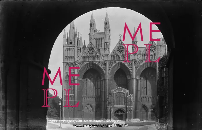 : West Front of Peterborough Cathedral : West Front of Peterborough Cathedral