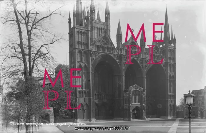 : West Front of Peterborough Cathedral : West Front of Peterborough Cathedral