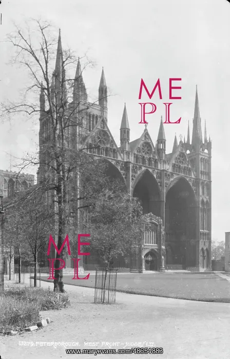 : West Front of Peterborough Cathedral : West Front of Peterborough Cathedral