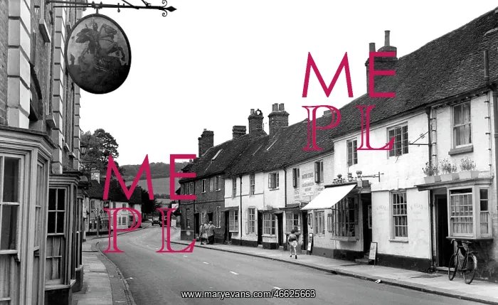  : West Wycombe, High Street 1954