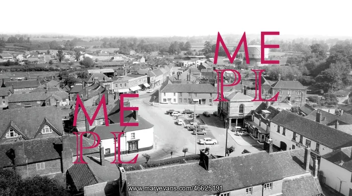  : Westbury, view from Church Tower c1965