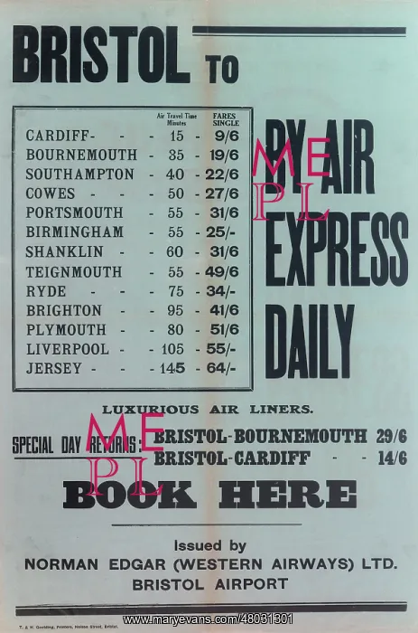  : Western Airways Poster