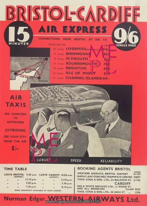 : Western Airways Ltd Poster : Western Airways Ltd Poster