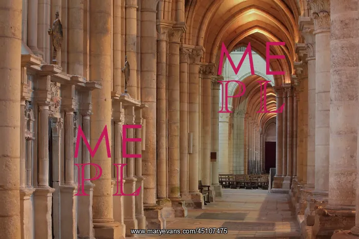 : Western ambulatory, Laon Cathedral, Picardy, France : Western ambulatory, Laon Cathedral, Picardy, France