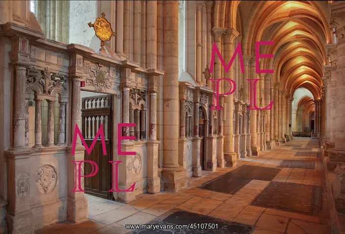 : Western ambulatory, Laon Cathedral, Picardy, France : Western ambulatory, Laon Cathedral, Picardy, France