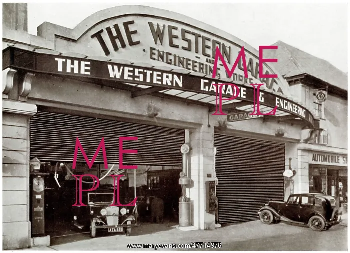 : Western Garage and Engineering Works, Newton Abbot, Devon : Western Garage and Engineering Works, Newton Abbot, Devon