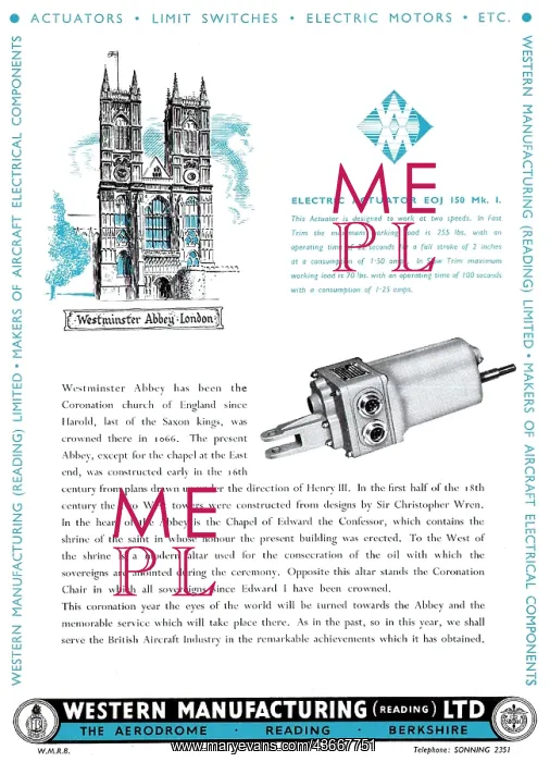 : Western Manufacturing - Electrical Actuators & Components : Western Manufacturing - Electrical Actuators & Components
