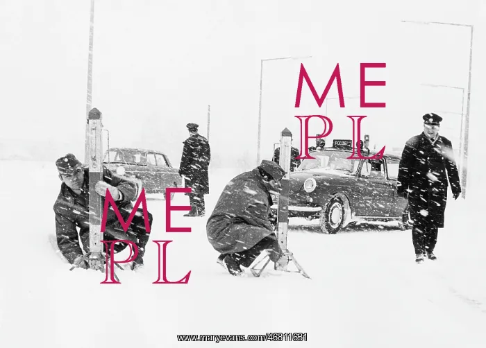 : Western motorway is closed due to snowfall 1969 : Western motorway is closed due to snowfall 1969