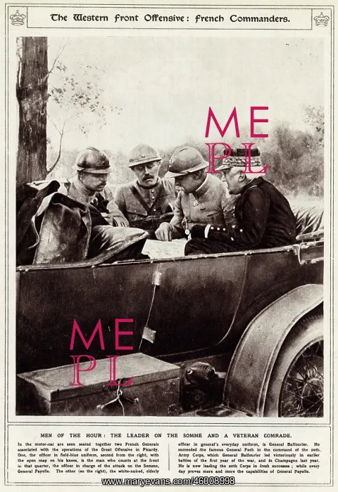  : The Western Front Offensive: French Commanders