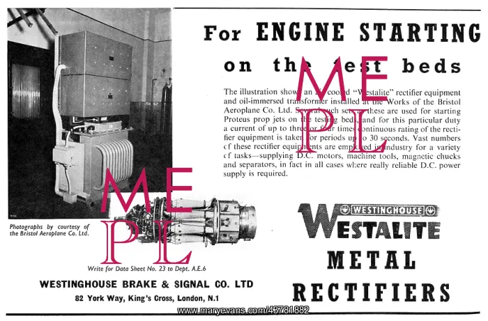 : Westinghouse Metal Rectifiers For Aircraft : Westinghouse Metal Rectifiers For Aircraft